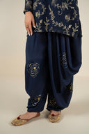 2 Pc Embroidered Cotton Net Suit
