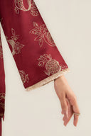 2 Pc Embellished Raw Silk Suit