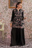 3 Pc Embroidered Georgette Chiffon Suit