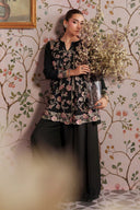 3 Pc Embroidered Georgette Chiffon Suit