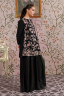 3 Pc Embroidered Georgette Chiffon Suit