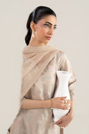 2 Pc Embellished Bamberg Raw Silk Suit