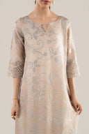 2 Pc Embellished Bamberg Raw Silk Suit