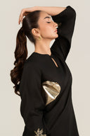 2 Pc Embellished Raw Silk Suit