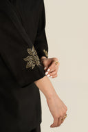2 Pc Embellished Raw Silk Suit