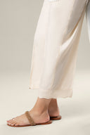 Dyed Raw Silk Trouser