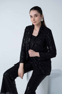 3 Pc Sequined Pantsuit