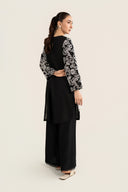 Embroidered Crosshatch Lawn Shirt