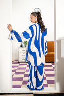 2 Pc Embroidered Arabic Lawn Suit