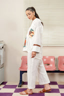 2 Pc Printed Cambric Suit