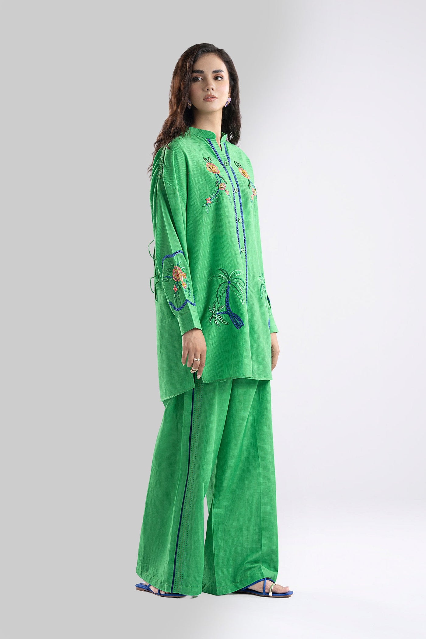 2 Pc Embroidered Ripstop Suit