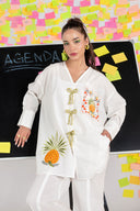 2 Pc Printed Cambric Suit