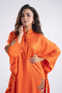 2 Pc Embroidered Twill Suit