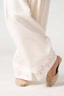 Embroidered Cambric Shalwar