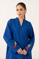 2 Pc Dyed Dobby Viscose Suit