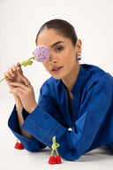 2 Pc Dyed Dobby Viscose Suit