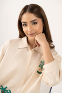 2 Pc Dyed Arabic Lawn Suit