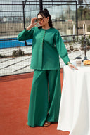 2 Pc Dyed Crosshatch Linen Suit