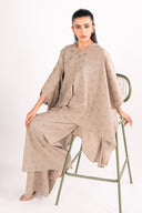 2 Pc Dyed Dobby Viscose Suit