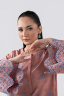 2 Pc Embroidered Dobby Viscose Suit