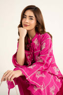 3 Pc Embroidered Karandi Suit