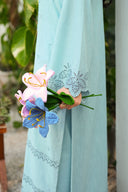 2 Pc Embroidered Karandi Suit