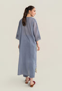 2 Pc Block Printed Paper Lawn Suit