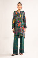 2 Pc Printed Arabic Lawn Suit