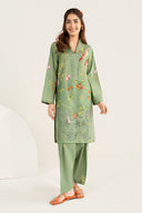 2 Pc Embroidered Lawn Suit