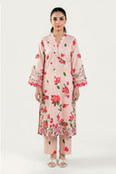 2 Pc Embroidered Cambric Suit