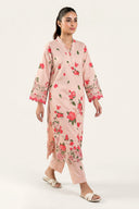 2 Pc Embroidered Cambric Suit
