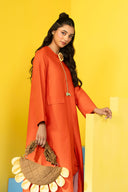 2 Pc Dyed Arabic Lawn Suit