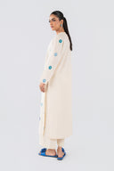 2 Pc Embroidered Crosshatch Lawn Suit