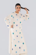 2 Pc Embroidered Crosshatch Lawn Suit