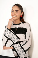 2 Pc Embroidered Arabic Lawn Suit