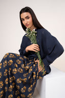 2 Pc Embroidered Arabic Lawn Skirt Set