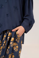 2 Pc Embroidered Arabic Lawn Skirt Set