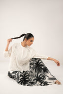 2 Pc Embroidered Arabic Lawn Skirt Set