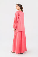 2 Pc Dyed Cotton Stripe Suit