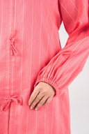2 Pc Dyed Cotton Stripe Suit