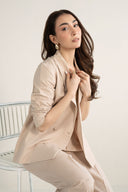 2 Pc Dyed Chambray Suit Set