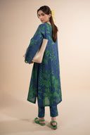 2 Pc Printed Slub Khaddar Suit