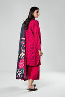 3 Pc Printed Khaddar Suit