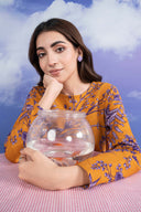 3 Pc Printed Khaddar Suit