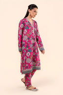 2 Pc Embroidered Slub Khaddar Suit