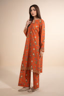 2 Pc Printed Slub Khaddar Suit