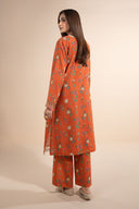 2 Pc Printed Slub Khaddar Suit