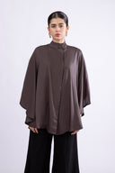 Cape shawl Grey