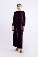 2 Pc Dyed Velvet Suit