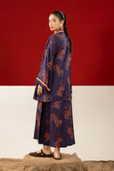 2 Pc Printed Linen Suit